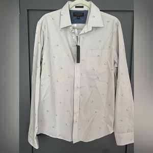 NWT Men’s Printed Banana Republic Button Down